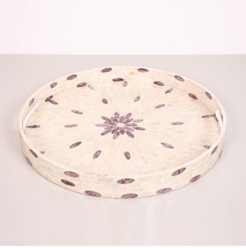 Resim Pure Sedef 45 X5 Cm. Sedefli Mozaik Tepsi Mix 