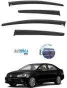 Resim SUNPLEX Vw Jetta Mk6 Araca Özel Cam Rüzgarlığı Marka Mugen 4'lü 