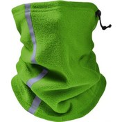 Resim Padalink Kışın Sıcak Tutan Yansıtıcı Boyunluk, Kayak Ve Outdoor Aktiviteler İçin Rüzgara Dayanıklı Polar Boyunluk Yeşil 