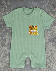 Resim Özgül Bebe Unisex Bebek Tulum Çağla Yeşili 