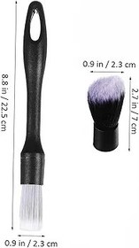 Resim BUGUUYO 1set Otomobil İç Detaylandırma Fırça Seti Değiştirilebilir Fırça Başlıkları Ile Kullanışlı Temizlik Araçları Araç İç Mekanı Detaylandırma Kiti 