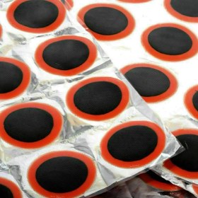 Resim Hsgl Bisiklet Lastik Tamir 64 Lı 20MM Soğuk Yama Bisiklet Tamir Yedek Parça Tamir Kiti 
