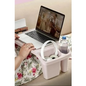 Resim Assess Store Dizüstü Laptop Sehpası, Çok Amaçlı Çalışma Masası, Çocuk Aktivite Sehpası, Hobi Masası, Yeşil 
