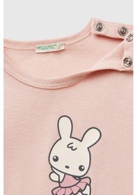 Resim United Colors Of Benetton Kız Bebek T Shirt A.pembe 3ı9wa1062-1423 Pembe 