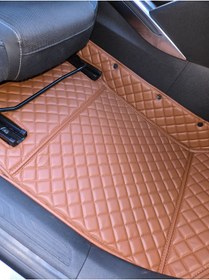 Resim 8D OTO PASPASI NİSSAN X-TRAİL SERİSİ 2014 - 2022 Uyumlu DYNAMIC TABA TARÇIN Araca Özel Havuzlu Deri Paspas 