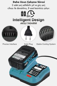 Resim POWER BLACK GERMANYPROFESYONEL 2Akülü3LÜ SET Şarjlı Dal Ağaç Kesme Testere + Bağ Budama Makası + Akülü Vidalama 