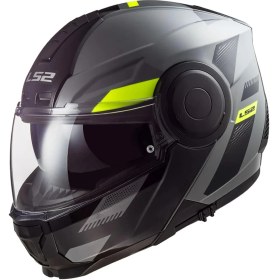 Resim Ls2 Scope Max Mat Siyah-Neon Sarı Kask 