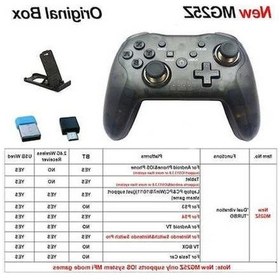 Resim Createtech Mg25z-2-ns009s Kablosuz Denetleyici Bt Nintendo Anahtarı Pro Pc Ps3 Tv Kutusu Joystick Çift Titreşim Nfc Profesyonel Gecikmesiz Gamepad 