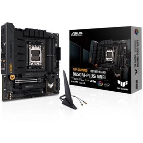 Resim Asus TUF Gaming B650M-Plus Wifi Anakart Siyah 