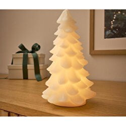 Resim Led Yılbaşı Ağacı, Gerçek Mum, Büyük 