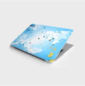 Resim Laptop Sticker Bilgisayar Notebook Pc Kaplama Etiketi Kelebek Papatya 