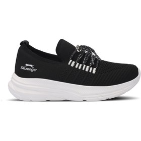 Resim Slazenger BENGAL I Kadın Siyah / Beyaz Günlük Spor Ayakkabısı 