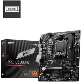 Resim Msı Pro B650m-e Ddr5 6800mhz Oc M.2 Am5 Matx Anakart 