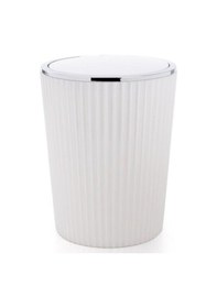 Resim Primanova Nely Çöp Kovası Beyaz Krom Kaplama Beyaz 