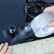 Resim Dayanıklı Su Geçirmez Kendinden Yapışkanlı Bant - Kalıntı Bırakmayan Güçlü Tutuşlu Şeffaf Mühür Şeridi Mutfak, Banyo, Duş, Lavabo, Ocak için - Borular, Cihazlar, Tezgahlar için Su Geçirmez Bant - Kolay Uygulama & Çıkarma, Ocak Koruyucu, Tezgah Koruma, Dikişsiz Entegrasyon, PVC Malzeme 