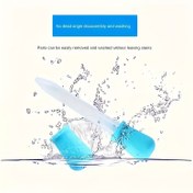 Resim Silikon Sıvı Damlatıcı Pipet - Boğulma Önleyici Gıda & İlaç Transfer Aracı, Okul Laboratuvarı, El İşleri, Deneyler ve Ev Kullanımı için Kolay Temizlenebilir Kokuşuz Esnek Sıkma Dispenseri, Pipet Damlatıcı, Laboratuvar Ekipmanı, Şeffaf Tasarım, Dayanıklı Yapı 