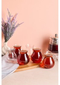 Resim Perotti Üsküdar 6lı Çay Bardağı Seti 200ml 40194 Şeffaf 