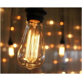 Resim Edison ST64 Flamanlı Rustik 4W LED Ampul 10'lu Dekoratif Vintage Aydınlatma ST64 10'lu 