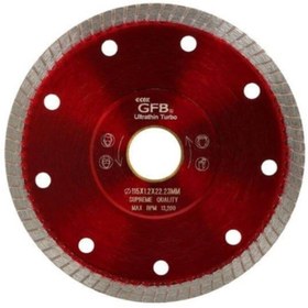 Resim GFB Hassas Kesim Ince Turbo Elmas Seramik-fayans Kesici 115 X 1,2 Mm-2391 