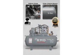 Resim Pistonlu Hava Kompresörü 300 Lt 2 Kafa 12 Bar 5.5 Hp I PA290I12B 