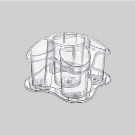 Resim Papatya Masa Üstü Kaşıklık Şeffaf Royaleks-e227 Asorti 