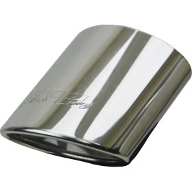 Resim Egzoz Ucu Paslanmaz Krom Oval Universal 