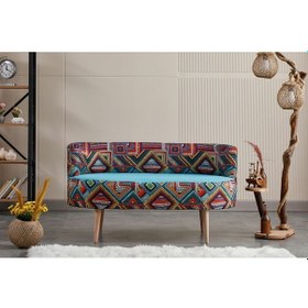 Resim Azra Mobilya Sydney Çay Seti Koltuk Takımı - Cafe, Ofis, Balkon, Kafe, Bahçe, Ofis, Salon Mobilyası Çok Renkli 