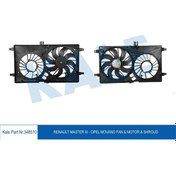 Resim KALE 348510 FAN MOTORU + DAVLUMBAZ MASTER III BÜYÜK TEK TEKER 