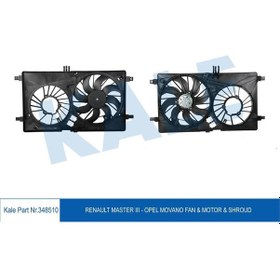 Resim KALE 348510 FAN MOTORU + DAVLUMBAZ MASTER III BÜYÜK TEK TEKER 