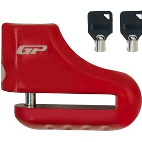 Resim Gp Kompozit Dsk002 Universal Motosiklet Disk Kilidi Kırmızı 