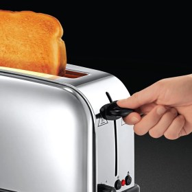 Resim Russell Hobbs Ekmek Kızartma Makinesi [2 Dilim Için Uzun Yarıklı / 1 Geniş Ekmek Dilimi] Victory Pas 