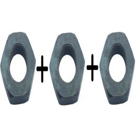 Resim Planet Uyumlu Arka Dişli Somunu 3 Adet ,Siyah-Siyah 