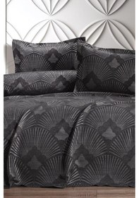 Resim Firdevs 3 Parça Çift Kişilik Pike Takımı 240x260 Antrasit Antrasit 