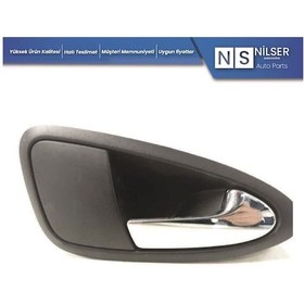 Resim Seat İbiza 2009-2017 Sağ Ön Kapı İç Açma Kolu Mat Gri 6J1837114A 