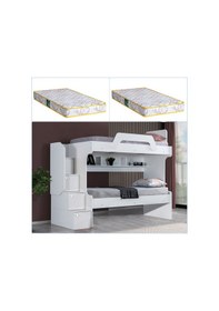 Resim Setaymobilya Ranza, Inci 2 Li Ranza Beyaz + 2 Adet Comfort Yatak 