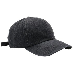 Resim Retro Tarz Beyzbol Kesimli Kadın Şık Kot Ceket - Güneş Sarısı Renkli Kamyoncu Stili Üst Giyim Siyah 