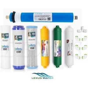 Resim Bmb Açık Kasa Su Arıtma Cihazı Filtresi 7 Li Filtre Seti 