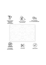 Resim Tink Kendinden Yapışkanlı Silver Desenli Pvc Panel 41x62 Cm 