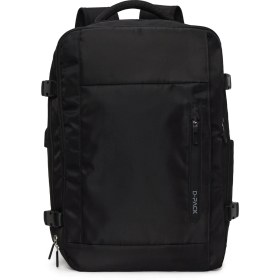Resim Derimod D-Pack Erkek Siyah Kumaş Sırt Çantası 25WBD30086F 