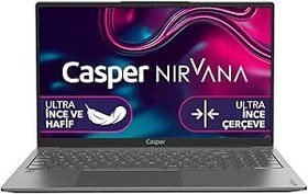 Resim Casper Nirvana X600.155H-BF00A-G-F Intel Core 7 155H 16GB RAM 1TB NVME SSD 15.6" Windows 11 Home Dizüstü Bilgisayar 