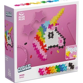Resim Plus-Plus Puzzle by Number Unicorn 250 Parça Blok Oyuncak 