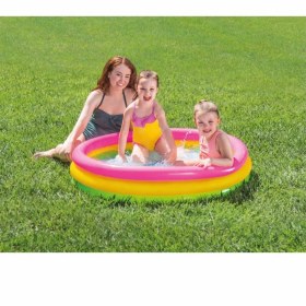 Resim İntex Havuz 3 Boğumlu Renkli Havuz 114x25 