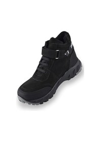Resim 3564 Ortopedik Outdoor Erkek Çocuk Bot Ayakkabı Kaymaz Taban Siyah 