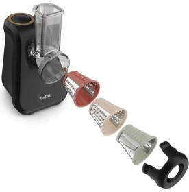 Resim Çok Fonksiyonlu 200W Rende Doğrayıcı, Siyah, Eco Respect Fresh Express 3’in 1 