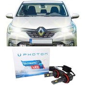 Resim Renault Taliant Led Xenon Sis Far Ampulü H16 Ultimate 9500 Lumens Yeni Seri Beyaz 