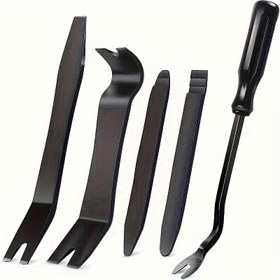Resim 4/5 adet Profesyonel Otomotiv İç Trim Kaldırma Aracı Seti - Çizik Olmayan Plastik Açma Araçları, Araç Kapı Paneli Klipsleri ve Bağlayıcıları için Uygun. 