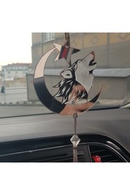 Resim Olur o zaman Bozkurtlu Araba Süsü Pleksi Dikiz Aynası Süsü 