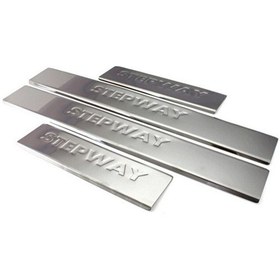 Resim Stepway Kapı Eşiği 2013 Paslanmaz Çelik 4 Parça 