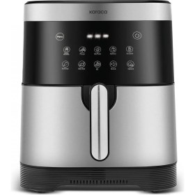 Resim Karaca Gourmet 9l Smart Screen Geniş Hazne Inox Aırfryer 