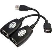 Resim Triline Usb2.0 Rj45 Extender Uzatma Kablosu Cat5-Cat6 Uzatıcı 